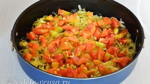 омлет с овощами в духовке