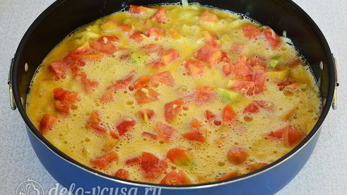 омлет с овощами в духовке