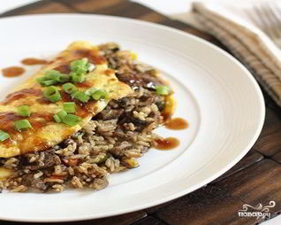 Омлет с рисом по-корейски