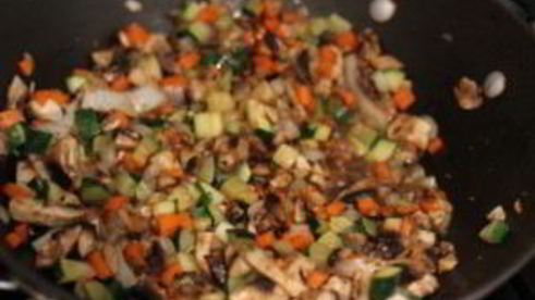 омлет с рисом по-корейски