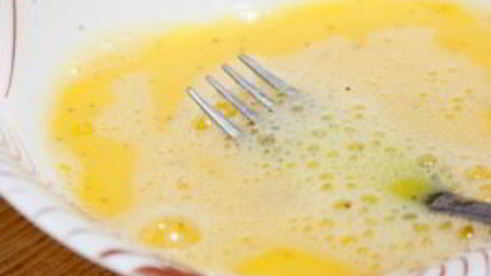 омлет с шампиньонами