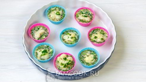 омлет с цветной капустой в духовке