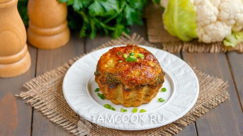 омлет с цветной капустой в духовке