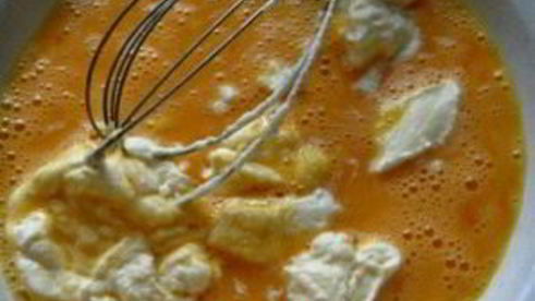 омлет с вареньем