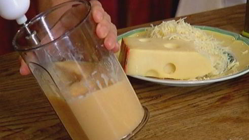 омлет с ветчиной и шампиньонами