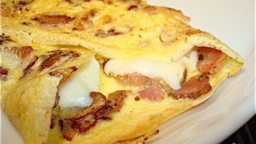 Рецепт омлета со сливками