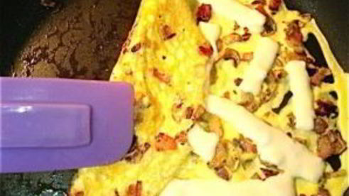 омлет со сливками