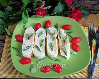 Омлет в мешочке с молоком