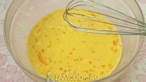 пышный омлет в духовке