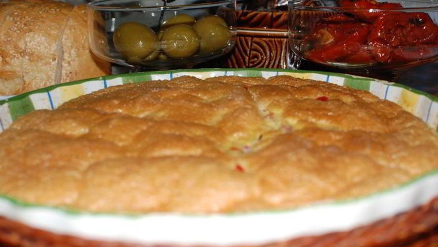 Рецепт сырно-овощного омлета в духовке