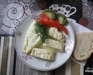 Вареный омлет в пакете