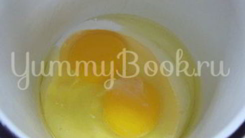 жаренный омлет с капустой