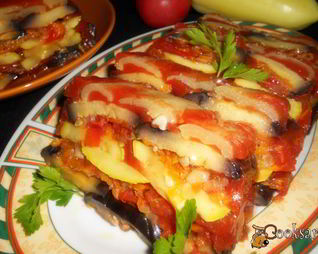 Овощной террин с томатным желе