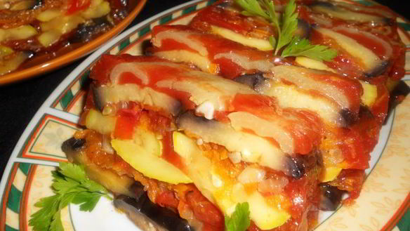 Рецепт Овощного террина с томатным желе