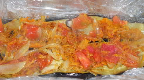 овощной террин с томатным желе