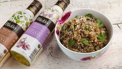 баклажановый паштет с грибами