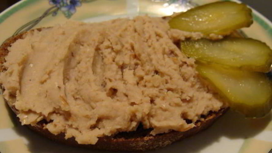 Рецепт изысканого паштета из фасоли и орехов