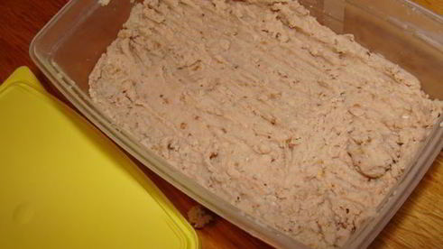 изысканый паштет из фасоли и орехов