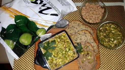 нежный паштет с отрубями