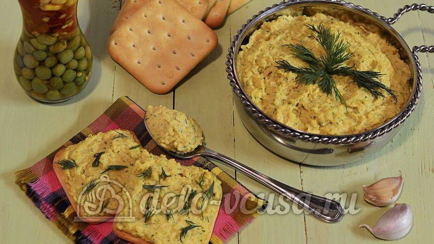 Рецепт паштета из гороха