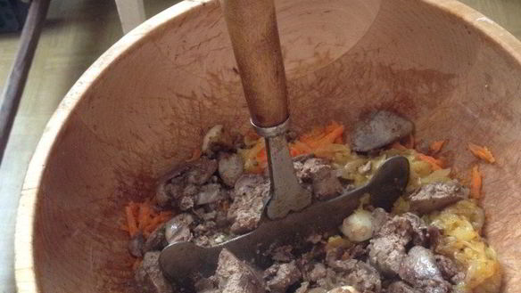 Рецепт Паштета из говяжьей печени и легкого