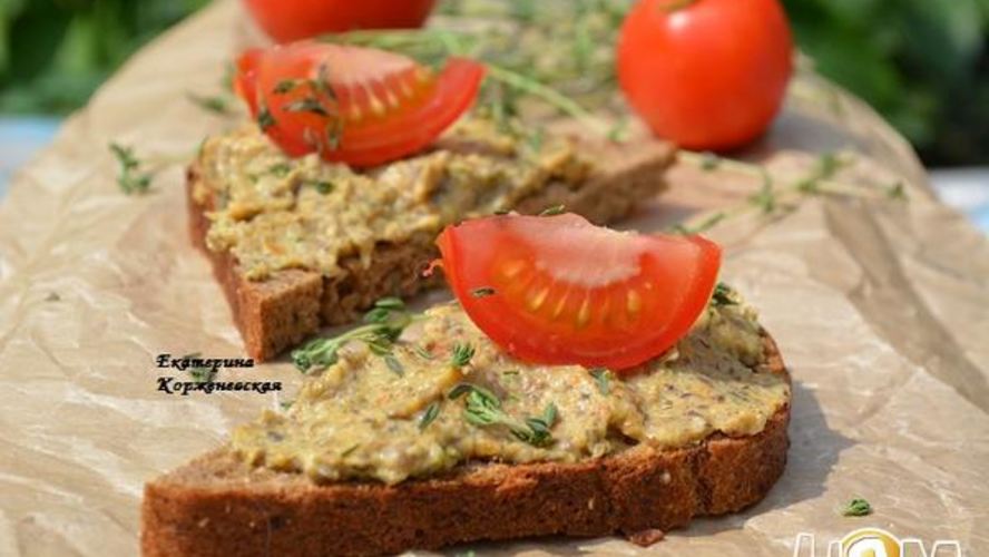 Рецепт паштета из кабачков с грибами