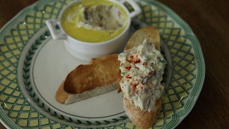 Рецепт паштета из копченой скумбрии