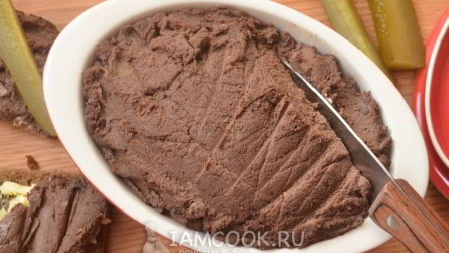 Рецепт паштета из куриной печени с черносливом и грецкими орехами