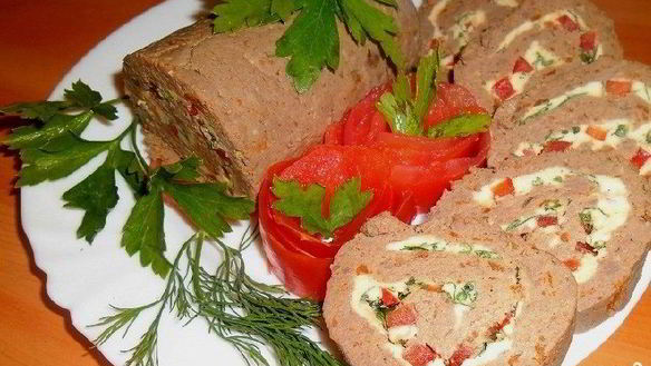 Рецепт Паштета из куриной печени с овощами