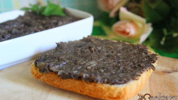 Рецепт Паштета из лесных грибов с гречневыми хлопьями