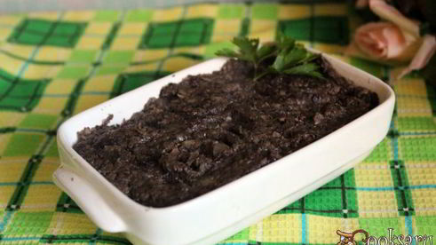 паштет из лесных грибов с гречневыми хлопьями