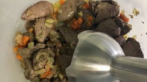 паштет из печени кролика с каштанами