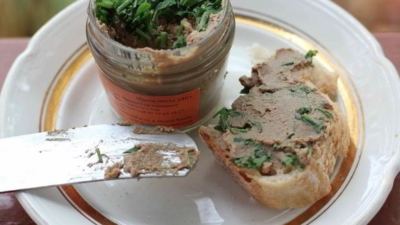 Рецепт Паштета из печени с тыквой