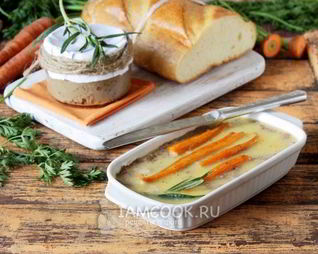 Паштет с карамелизированной морковью