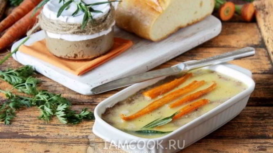 Рецепт паштета с карамелизированной морковью