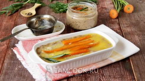 паштет с карамелизированной морковью