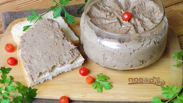 Рецепт Печеночного паштета классического