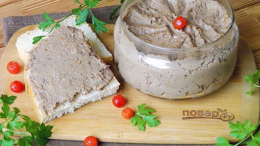 Рецепт печеночного паштета классического