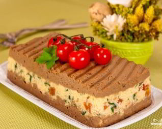 Печеночный паштет с сыром