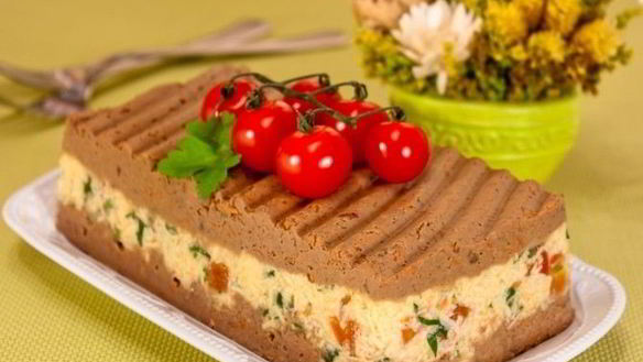 Рецепт Печеночного паштета с сыром