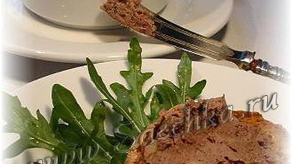 Рецепт Печеночного паштета с яблоком