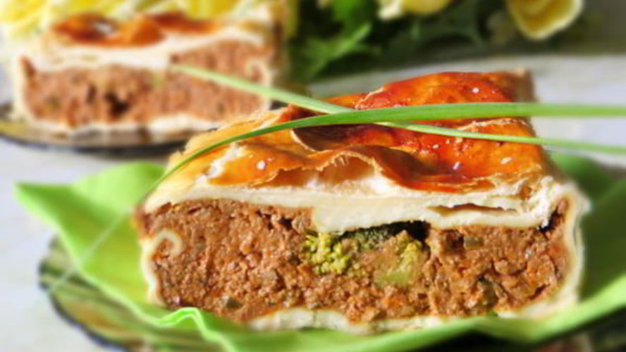 Рецепт печеночного паштета запеченного в тесте