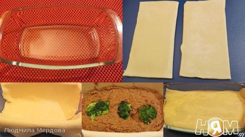 печеночный паштет запеченный в тесте