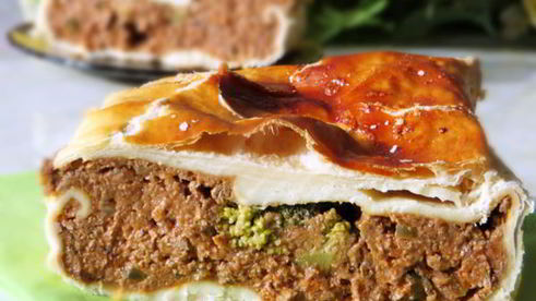 печеночный паштет запеченный в тесте