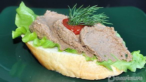 Рецепт Прекрасного паштета из свиной печени