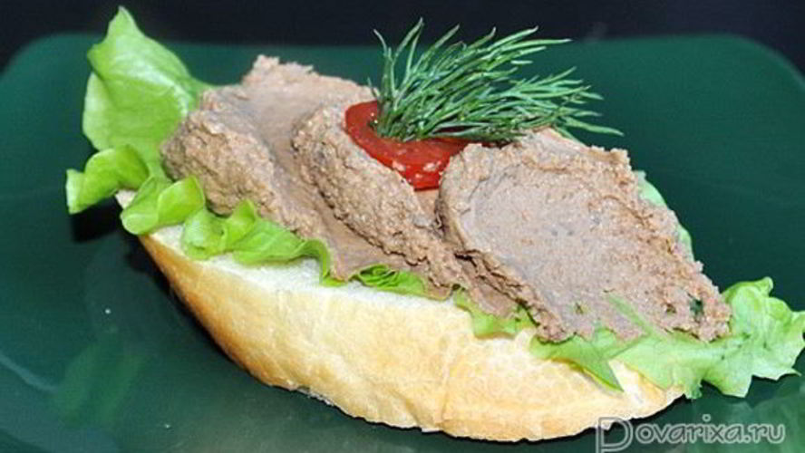 Рецепт прекрасного паштета из свиной печени