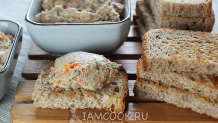 Рецепт селедочного паштета с морковью и луком