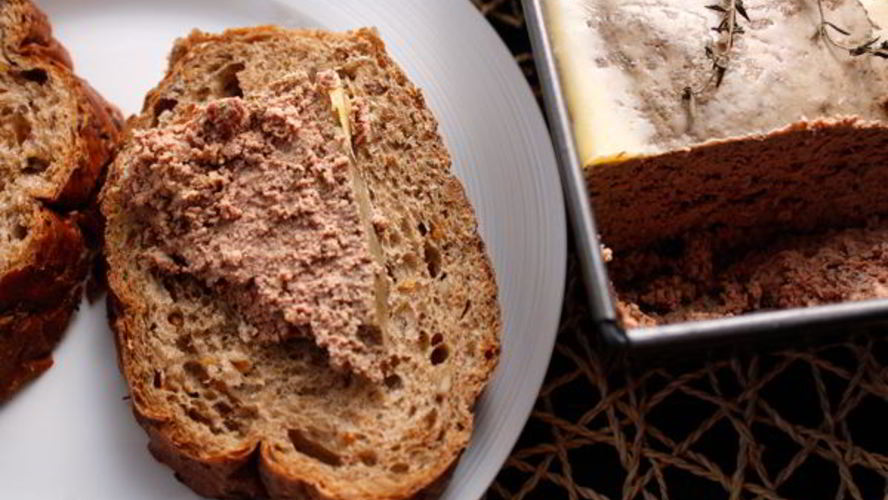 Рецепт запеченного паштета из куриной печени