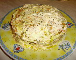 Печеночный тортик