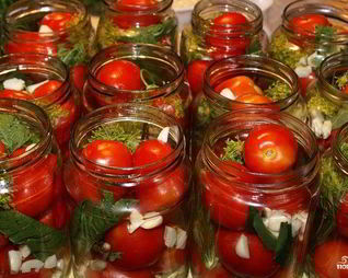 Помидоры с горчицей на зиму